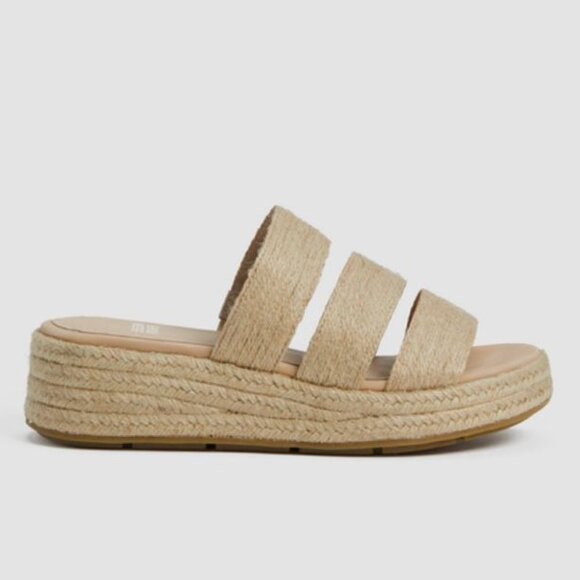 *NIB* EILEEN FISHER MAYLA JUTE ESPADRILLE SLIP ON SANDAL_$185_sz 9 - Picture 2 of 6